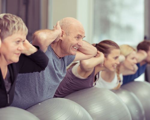 Rückenschule Kurs bei der Physiotherapie Aedtner