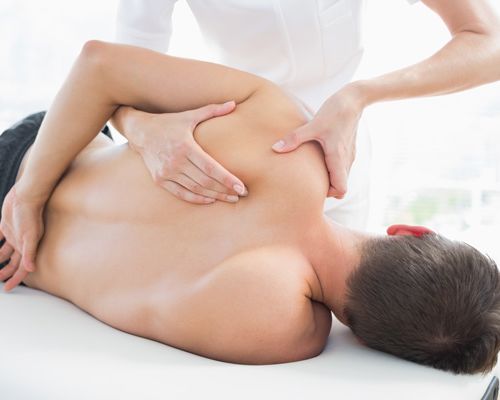Anwendung Zentrifugalmassage - Physiotherapie Aedtner